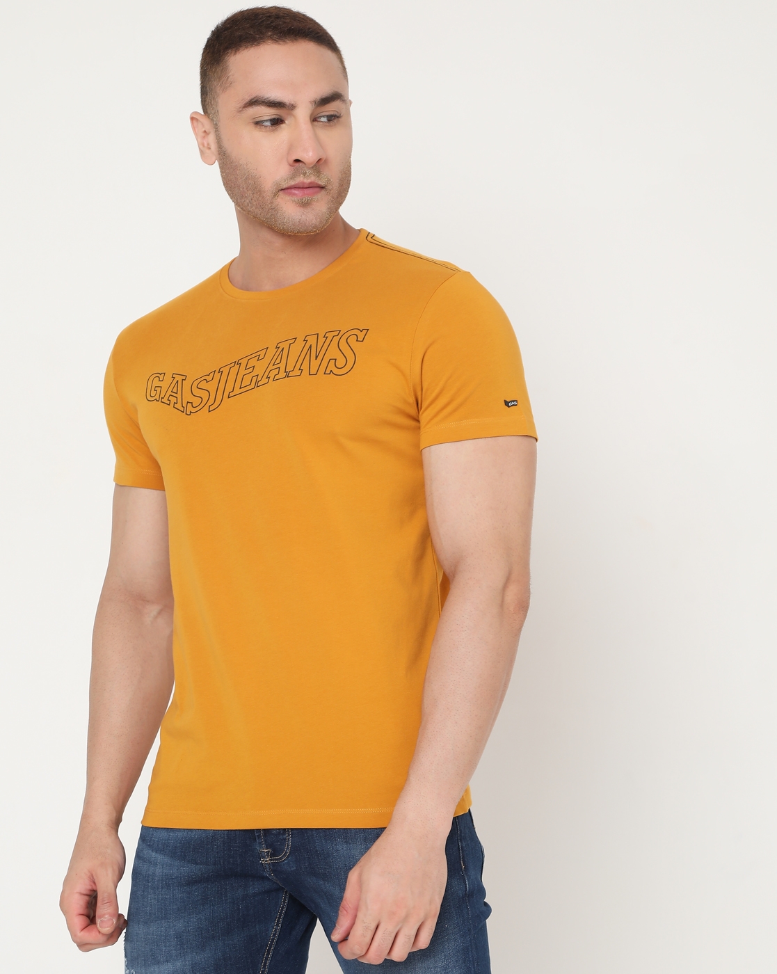 GAS | Men's Scuba Shape Ec In Slim Fit Printed Tshirt