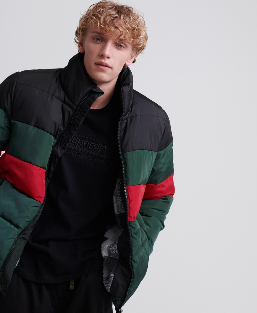 Superdry | COLOUR STRIPE SPORTS PUFFER