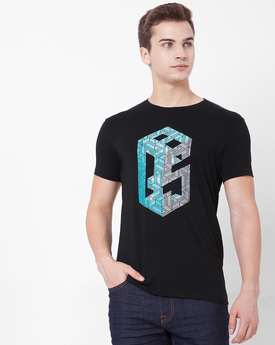 GAS | Men's Gas 3D Logo In Slim T-Shirt