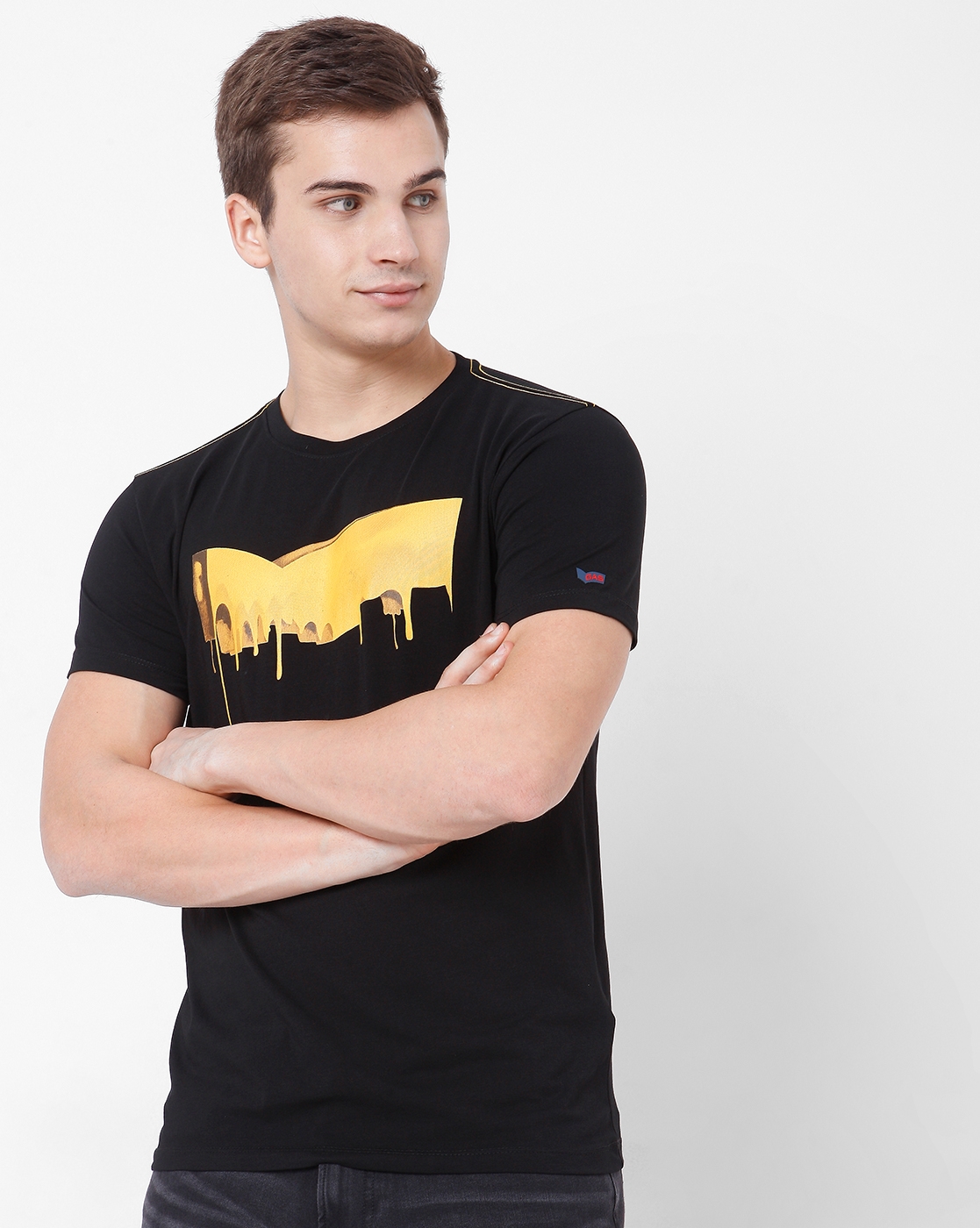 GAS | Men's Gas Logo Drip In Slim T-Shirt