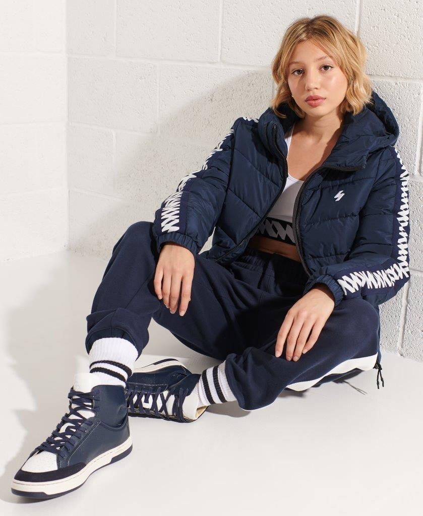 Superdry | Hooded Spirit Taped Puffer