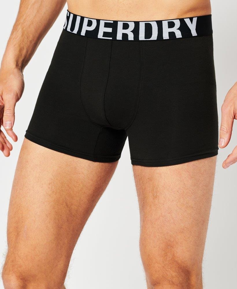 Superdry | BOXER DUAL LOGO DOUBLE PACK
