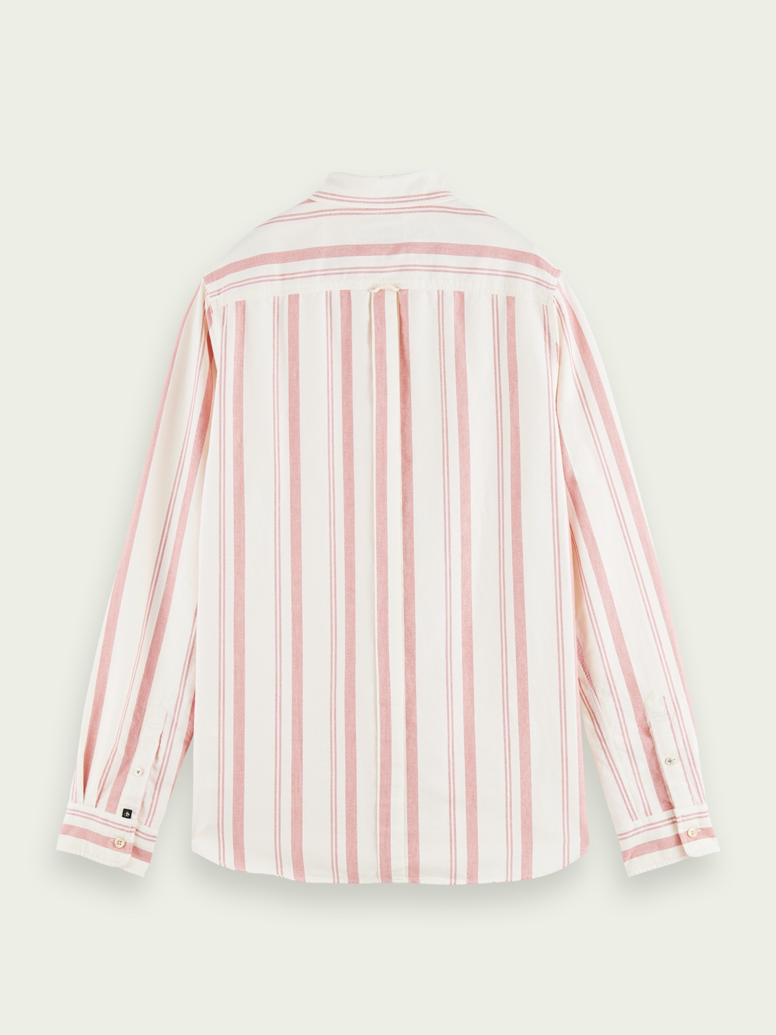 Scotch & Soda | Scotch & Soda Yarn-dyed striped oxford slim fit shirt in Organic Cotton