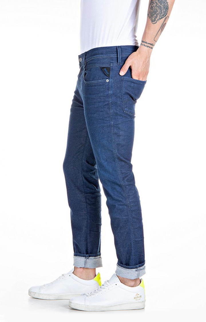 REPLAY | Slim fit Anbass Hyperflex X.L.I.T.E. Re-Used jeans