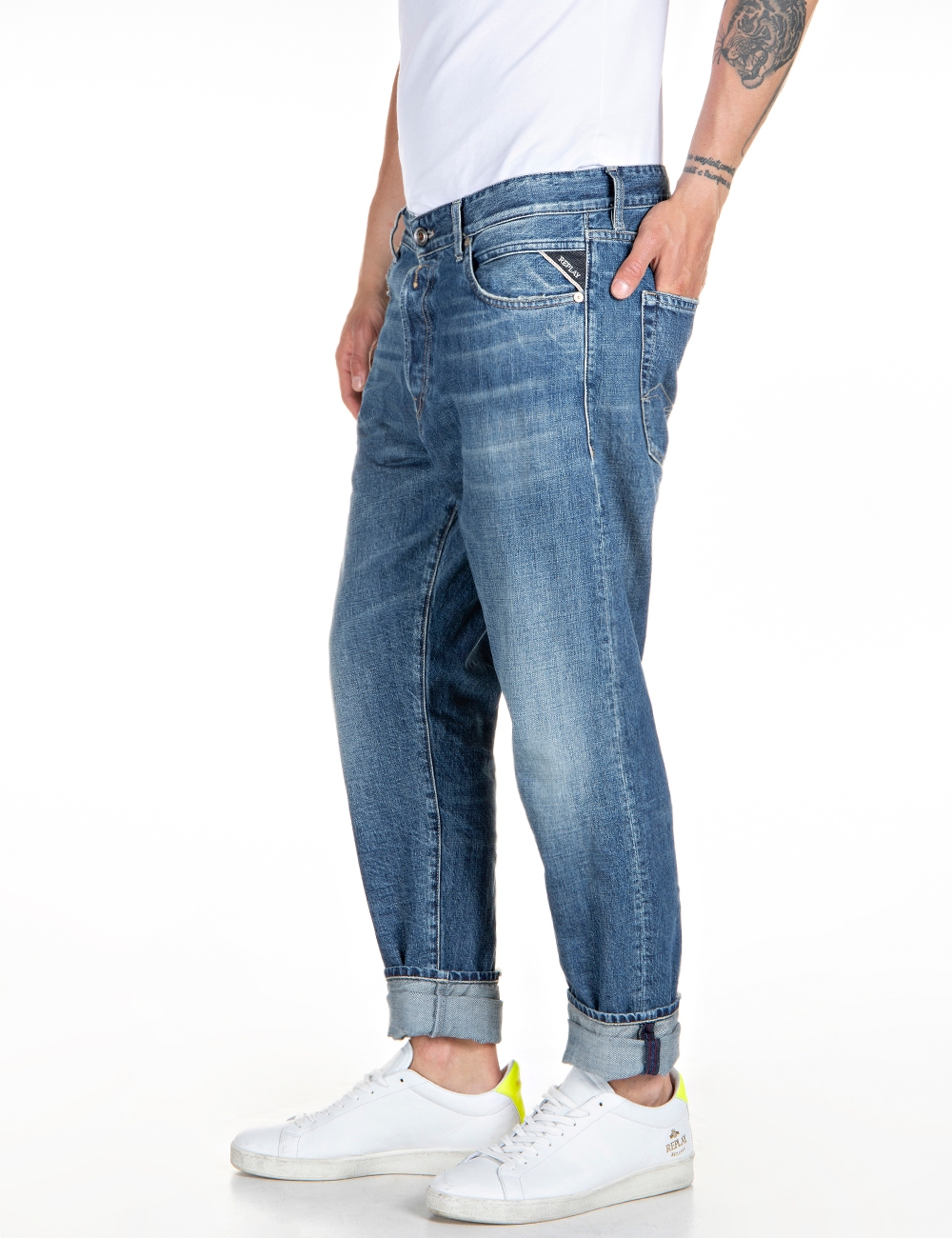 REPLAY | Tapered fit Tinmar Aged Eco 1 Year Organic jeans