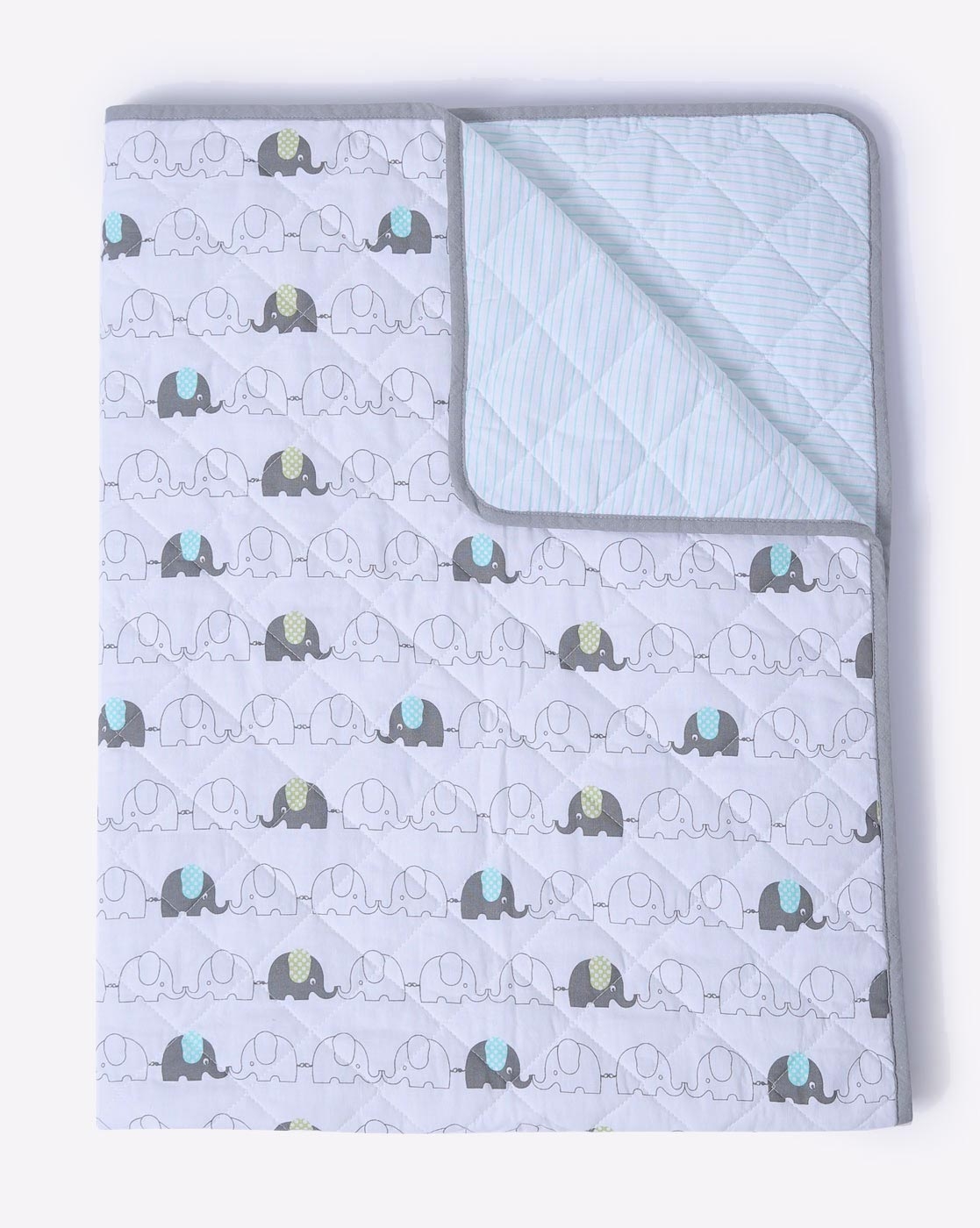 Mothercare | Mila Baby Elephant Quilted blanket (Large)