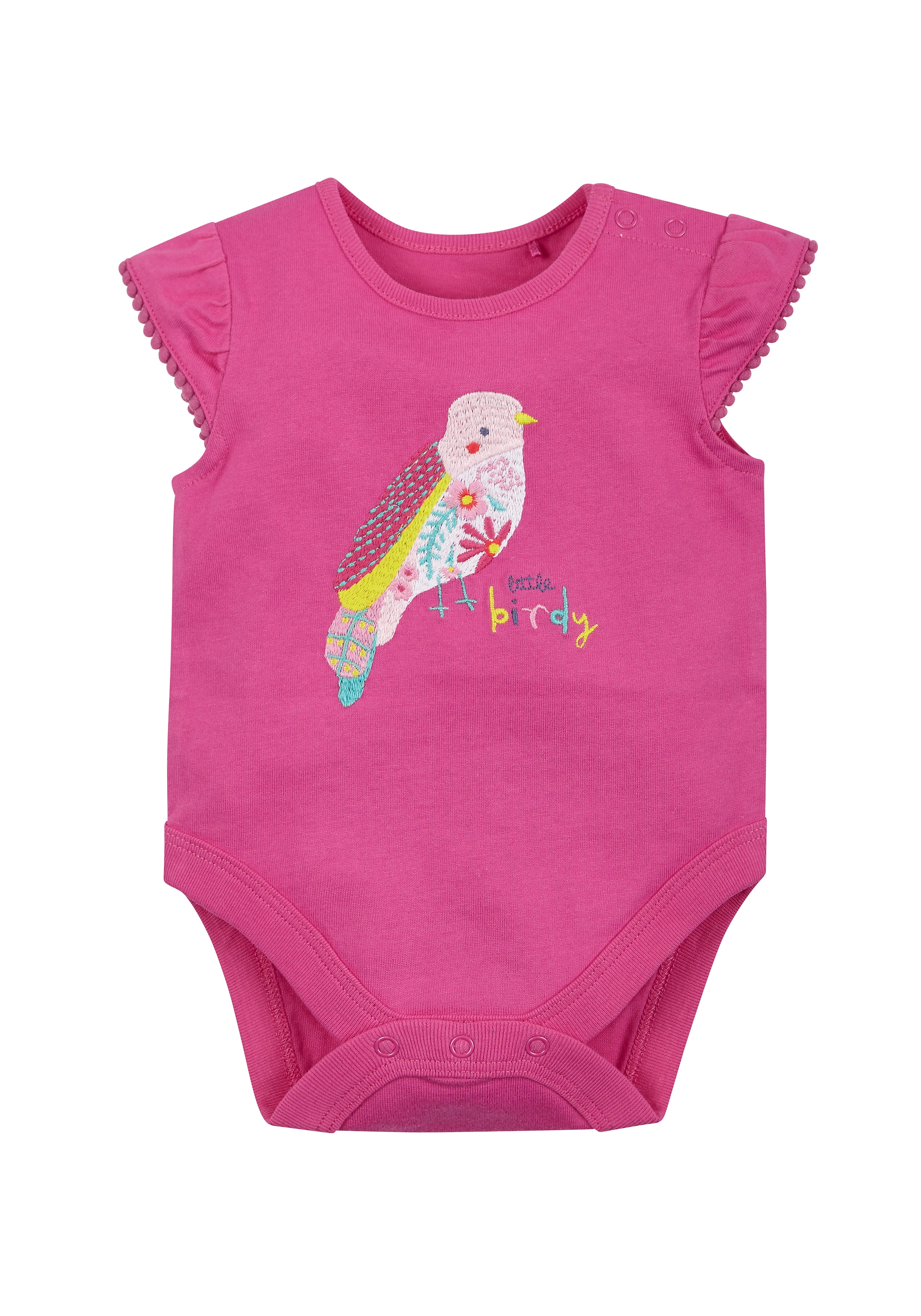 Mothercare | Girls Tropical Bird Bodysuit - Pink