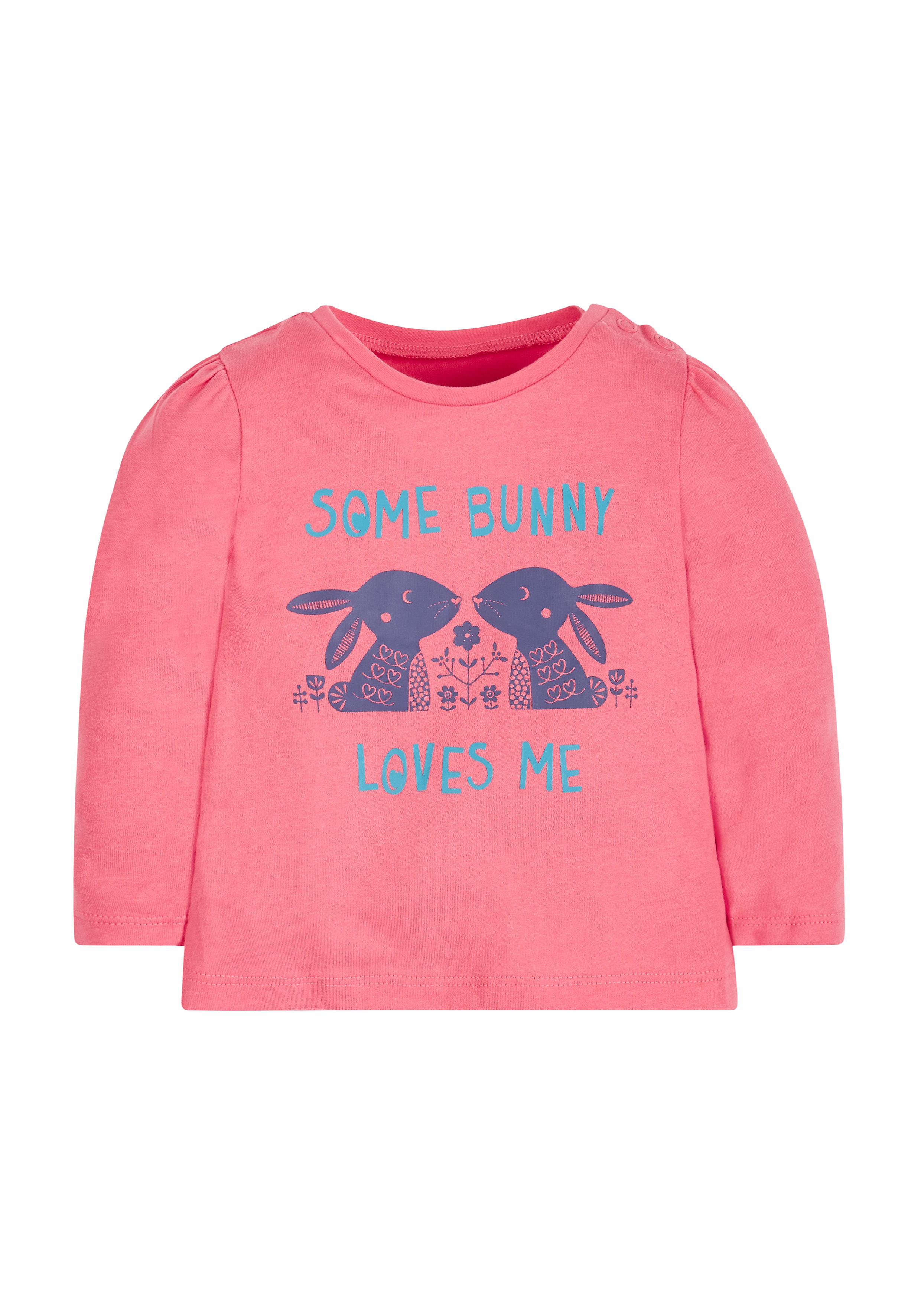 Mothercare | Girls Bunny T-Shirt - Pink