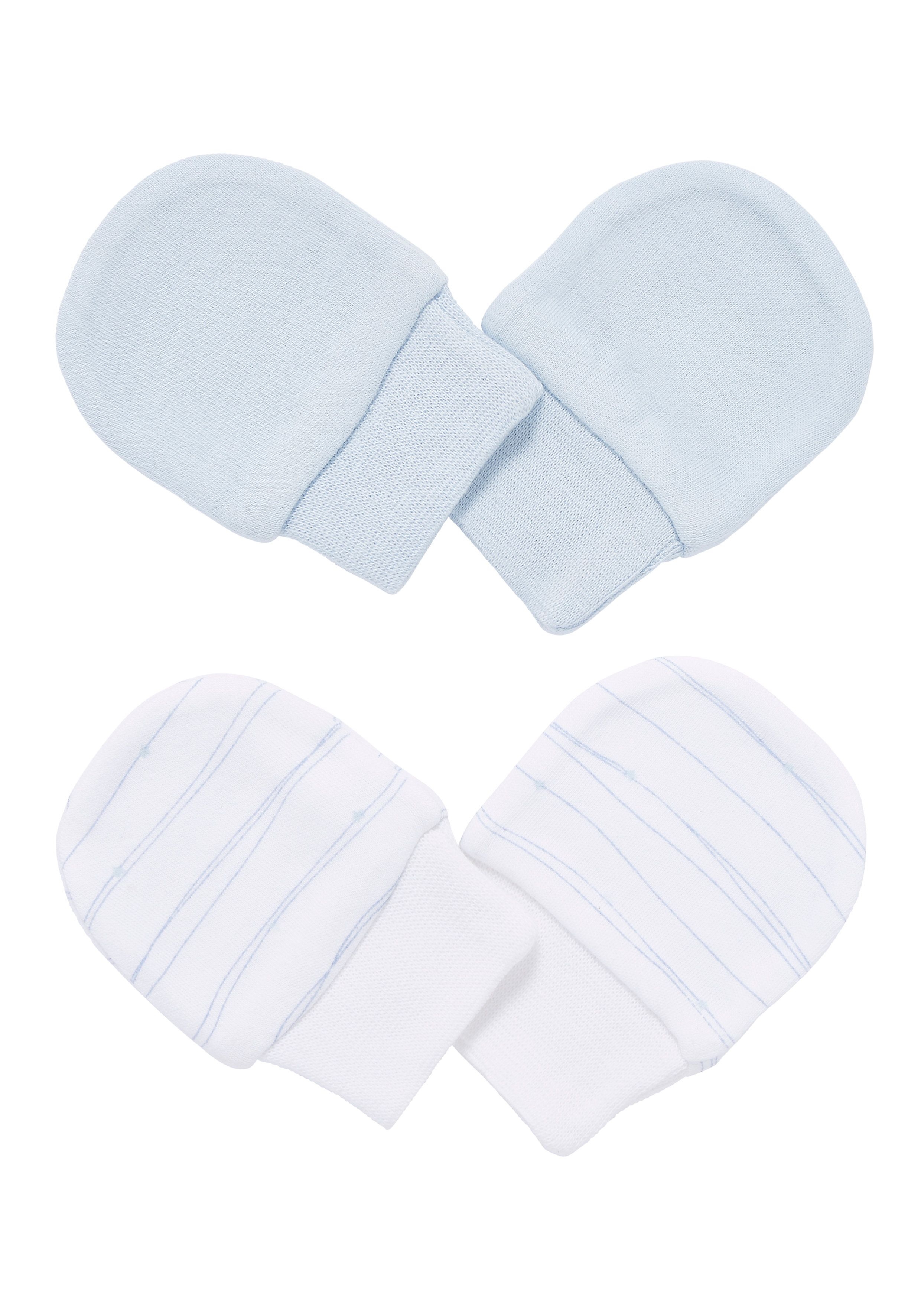 Mothercare | Boys My First Mitts - 2 Pack - Blue