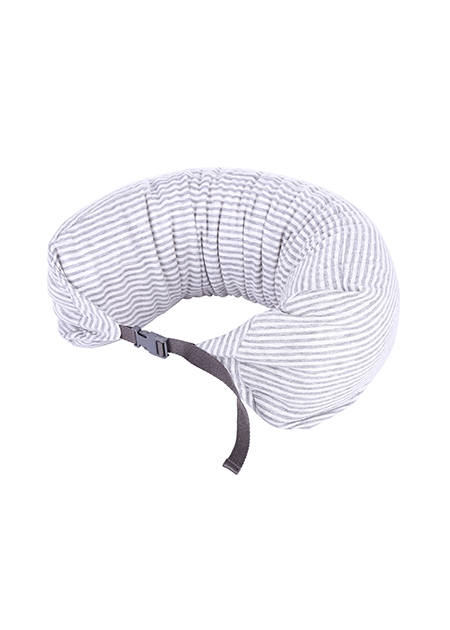 MINISO | Simple Stripe Neck Pillow (Gray)
