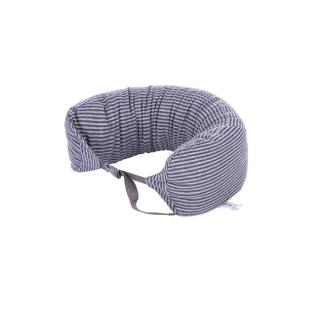 MINISO | Simple Stripe Neck Pillow (Dark Blue)