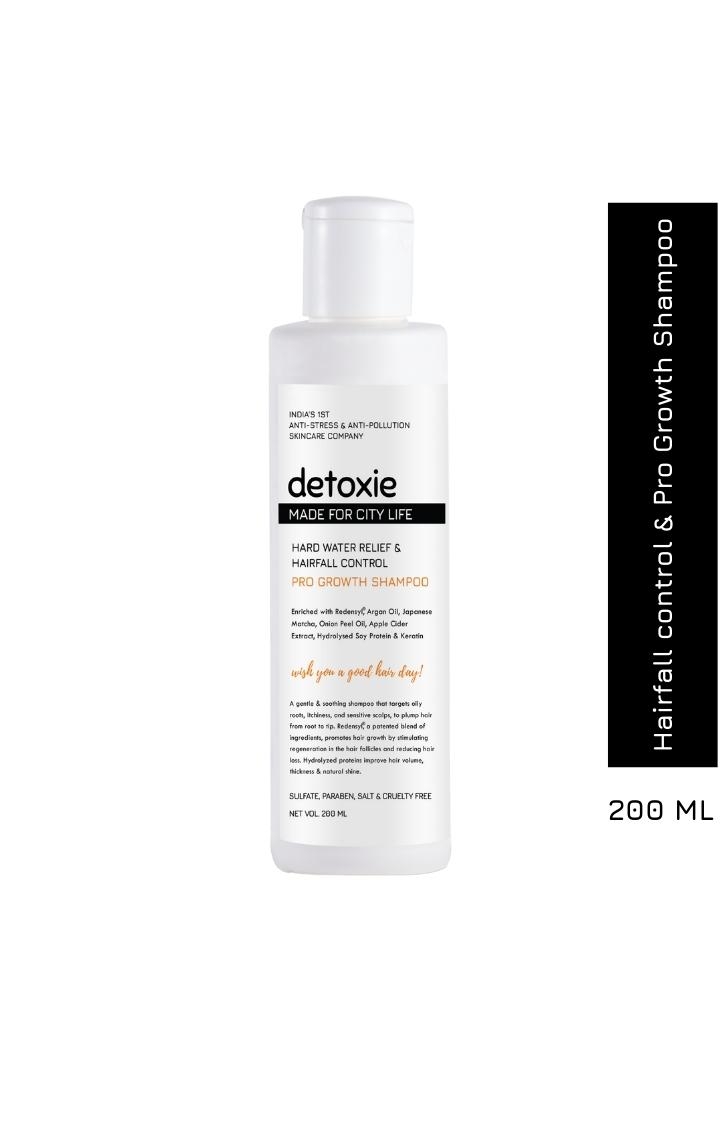 Detoxie | Detoxie - Hard Water Relief & Hair Fall Control Pro Growth Shampoo - 200ml