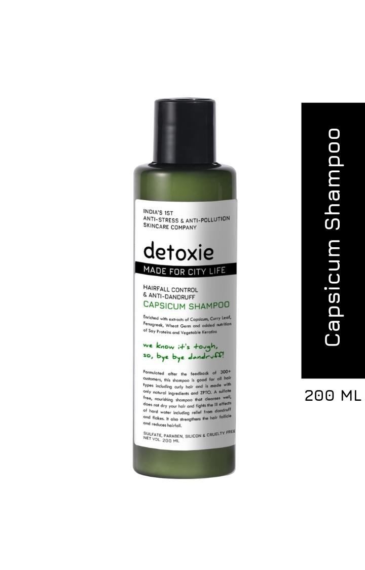 Detoxie | Detoxie Anti-Dandruff & Flake Relief Capsicum Shampoo - 200 ml