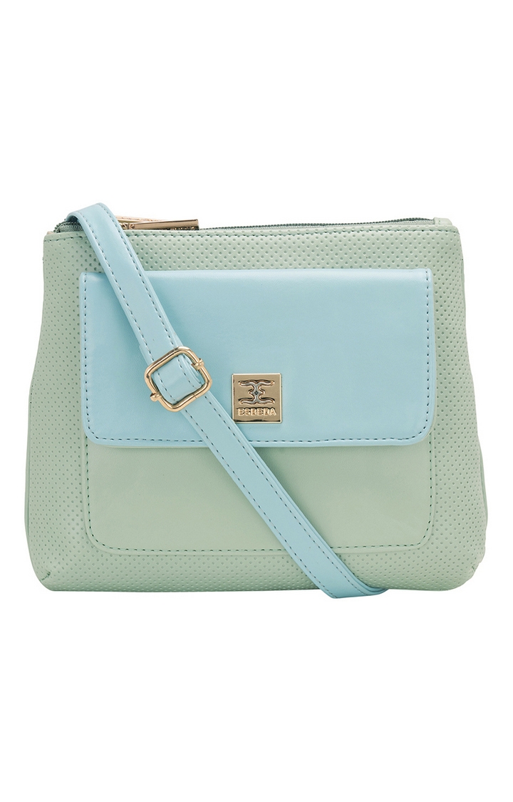 ESBEDA | Green Solid Sling Bags