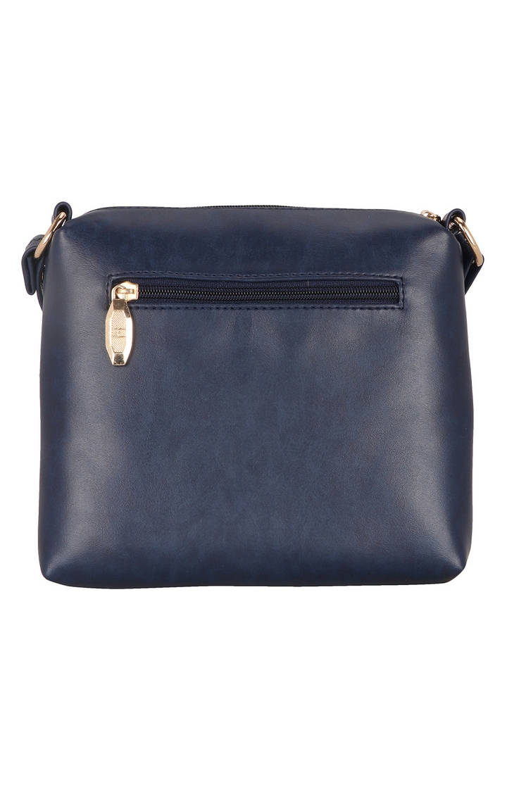 ESBEDA | Navy Blue Solid Handbags 2