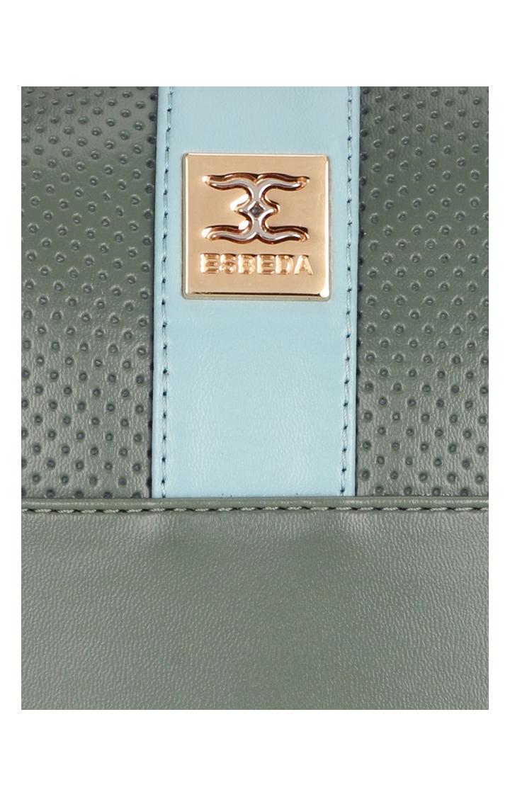 ESBEDA | Green Solid Handbags 5