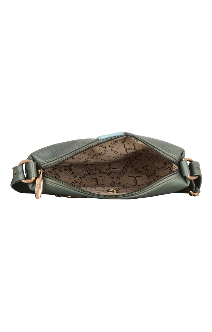 ESBEDA | Green Solid Handbags 4