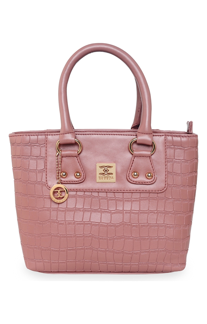 ESBEDA | Peach Solid Handbags