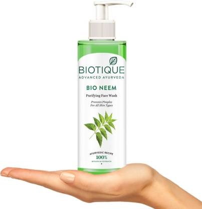 Biotique Advanced Ayurveda | Biotique Bio Neem Purifying Wash Face Wash  (200 Ml)