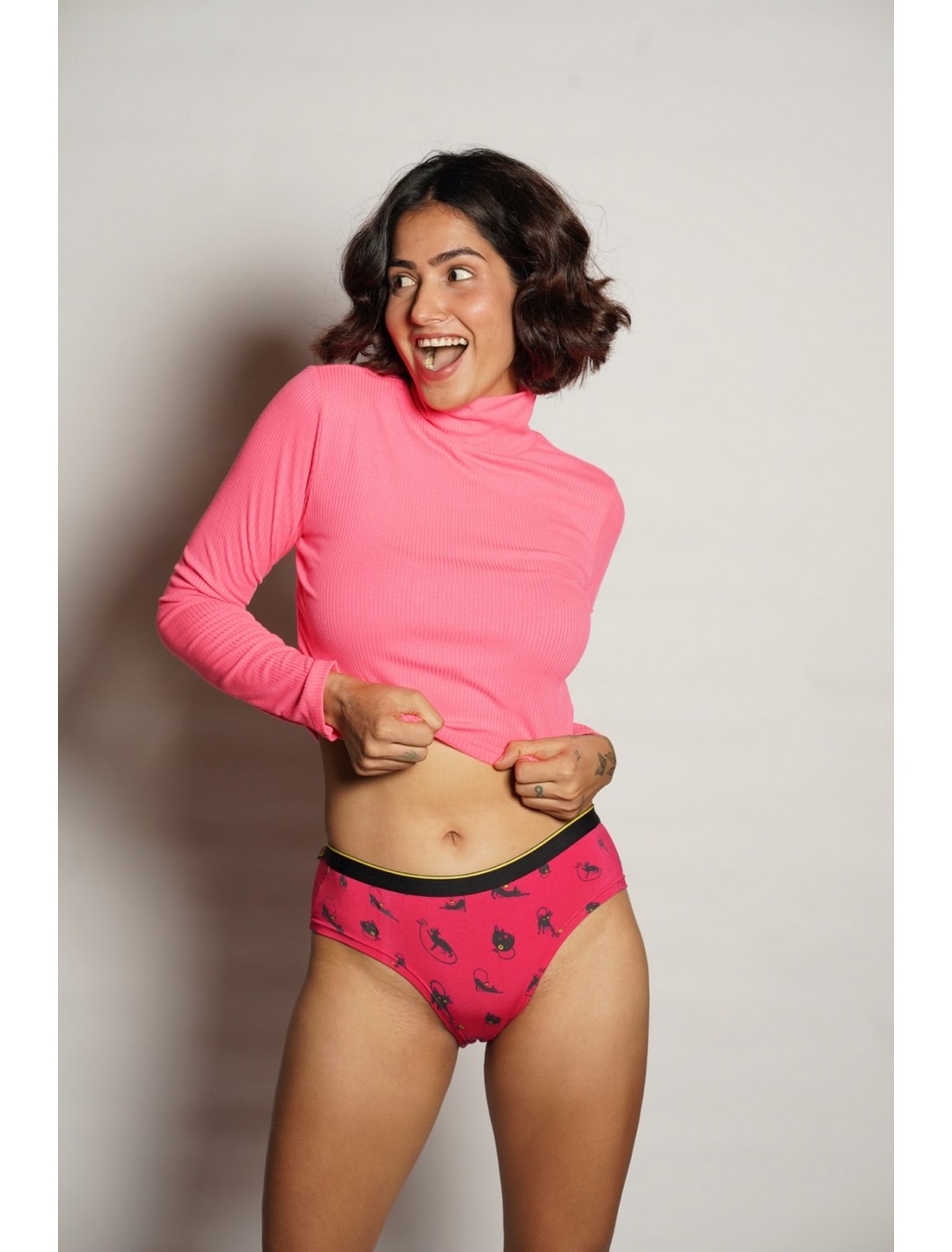 Bummer | Bummer Pink Undercats Micro Modal Hipster For Women