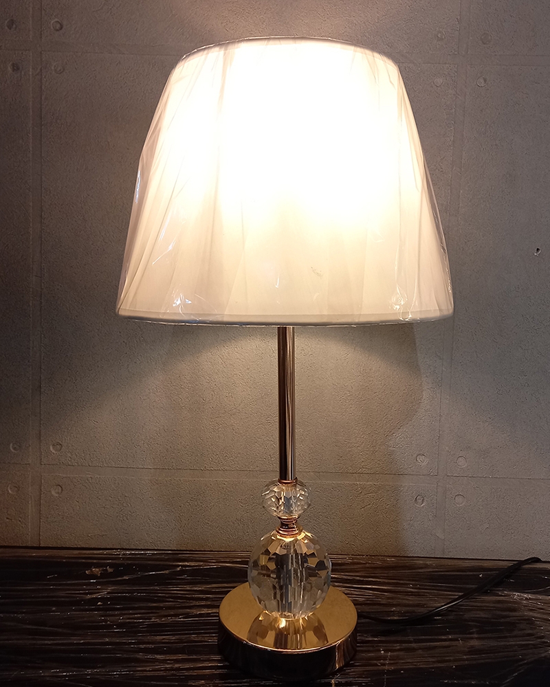 Order Happiness | Order Happiness Gold Metal Table Lamp - Indoor Lighting, Home Decorative Items