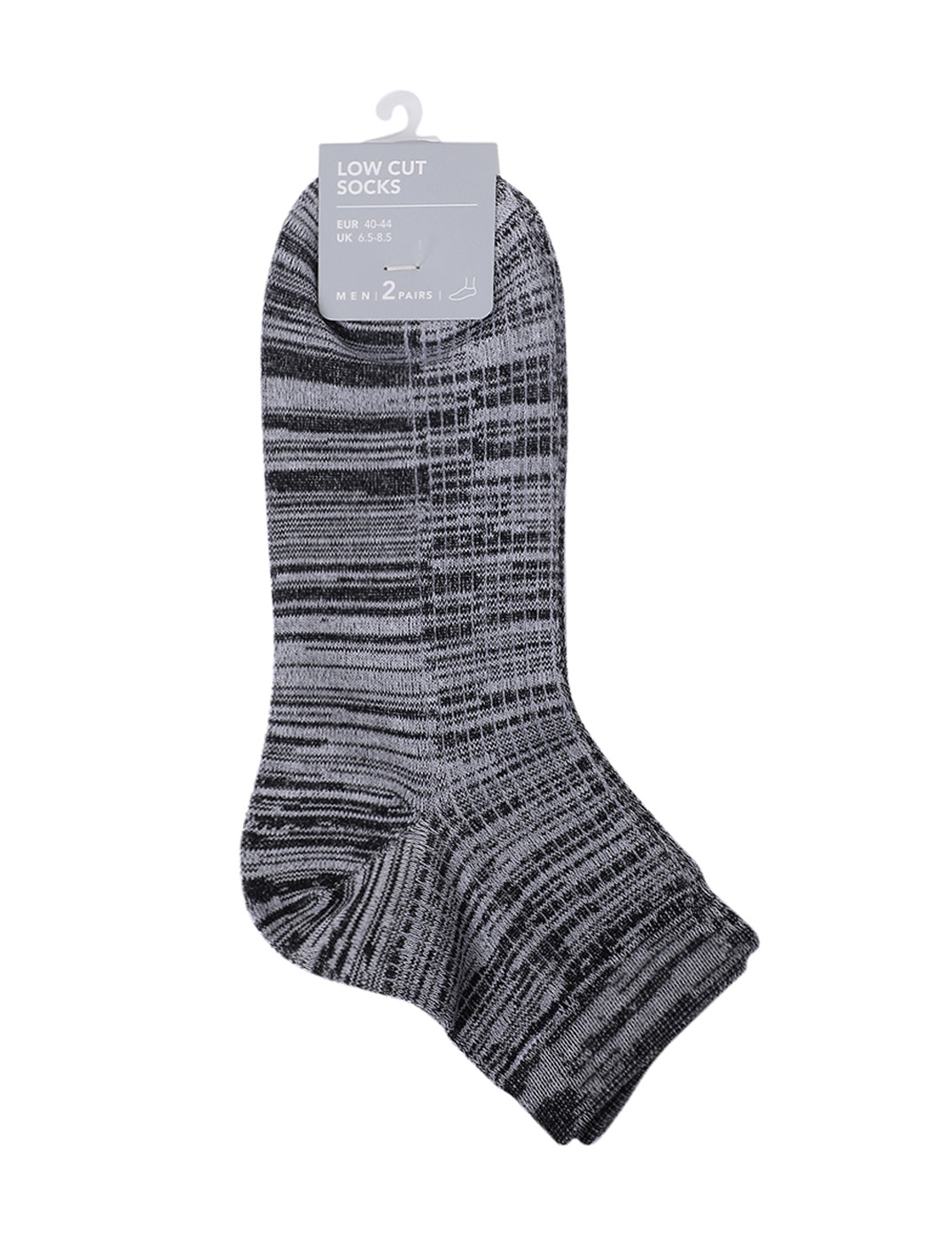 Miniso Men's Low Cut Socks 2 Pairs(Ashen)