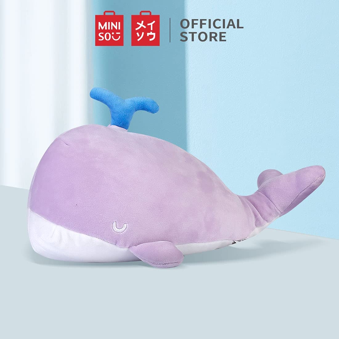 MINISO | Whale Plush Toy 42cm(Purple)