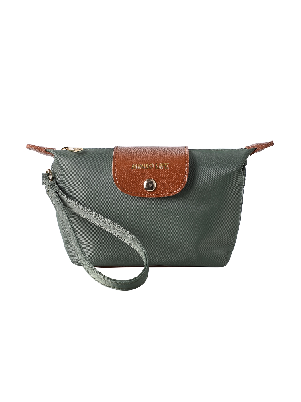MINISO | Minimalist  Series Flip-flop Cosmetic Bag(Dark green)