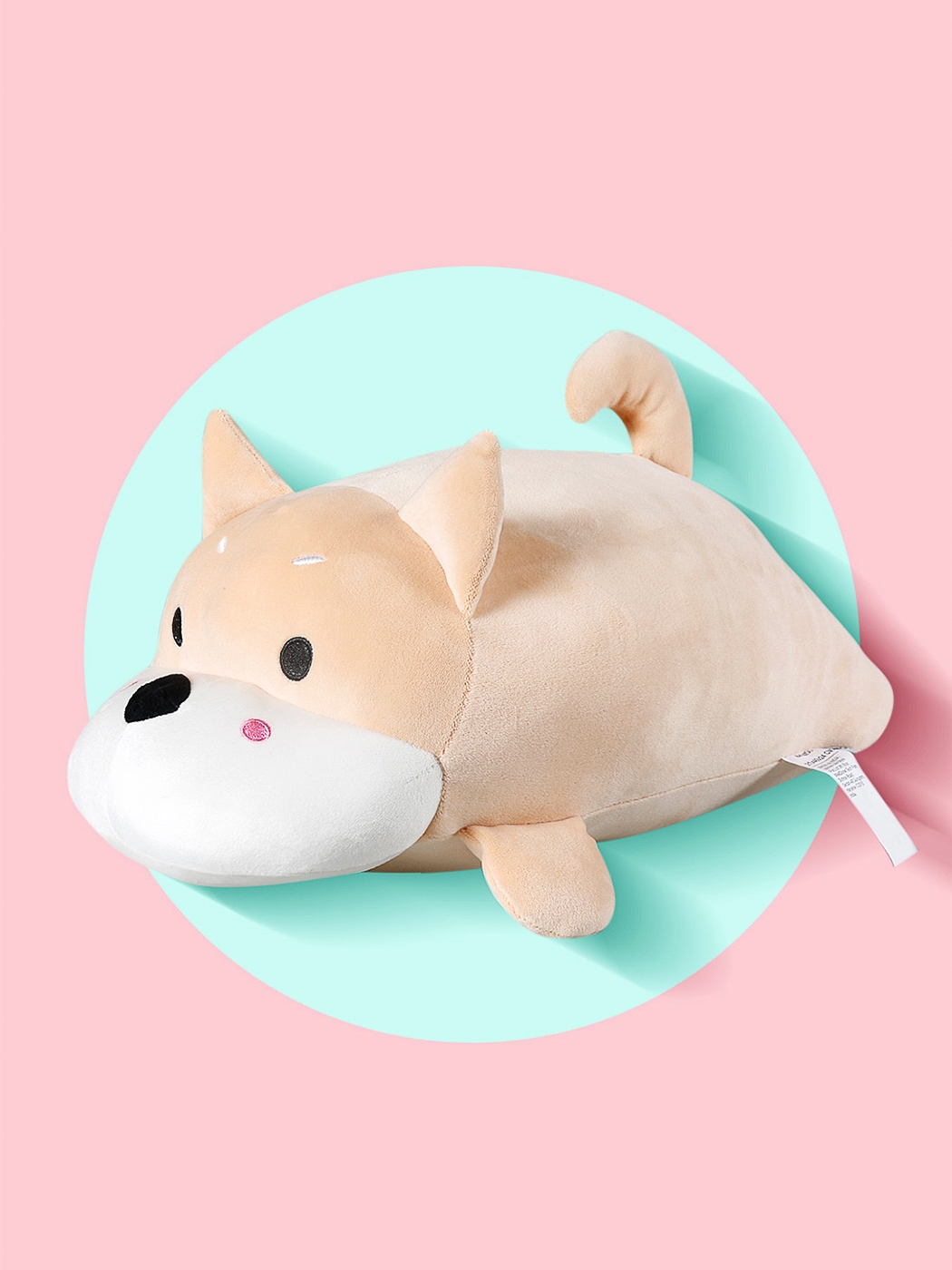 MINISO | Combo (Pack Of 2) Cute Shiba Plush Toy 40CM(Khaki)
