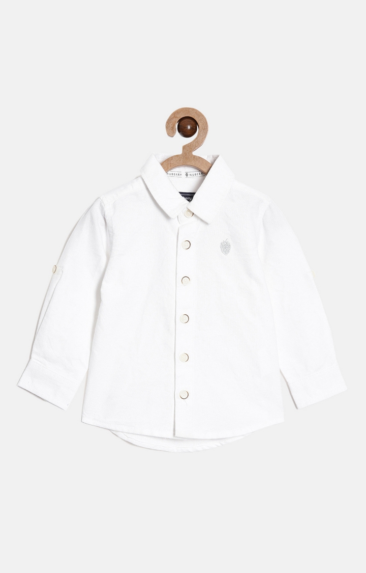 Nuberry | Nuberry Boys 100% Cotton  Solid shirts