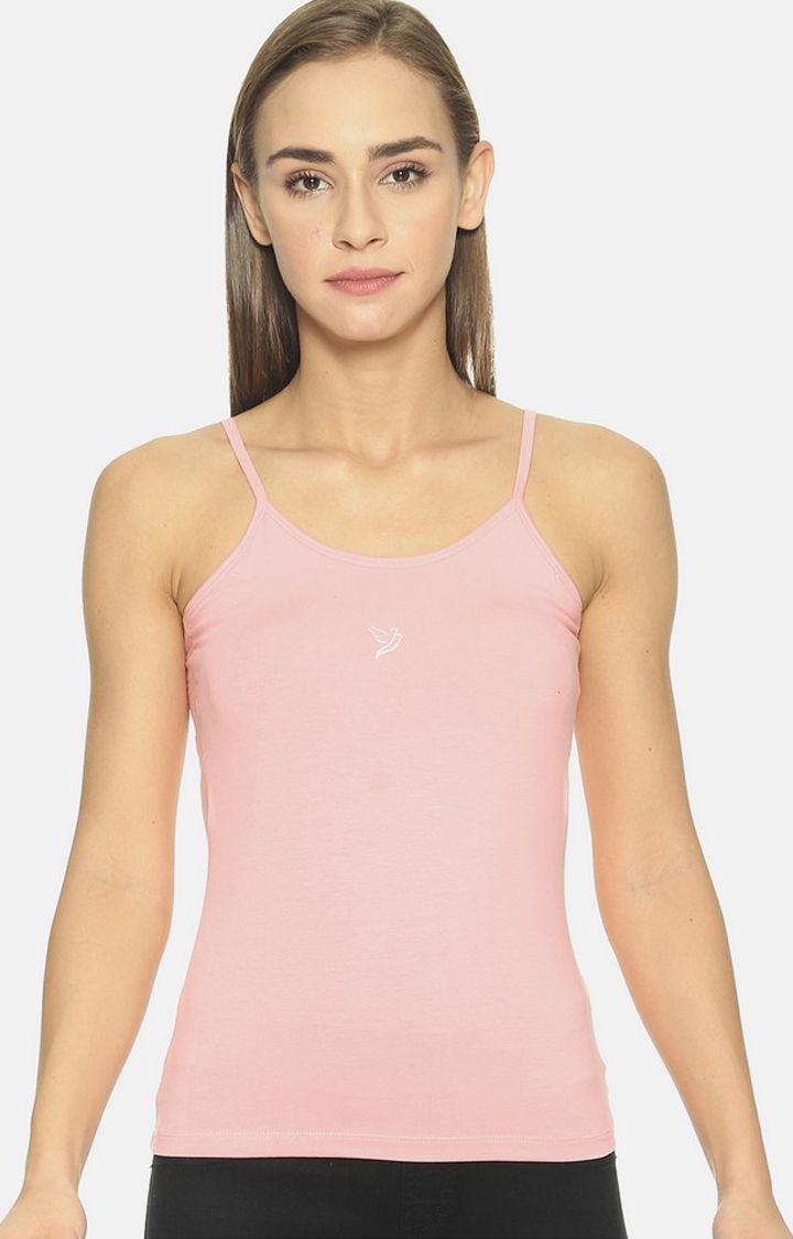 Twin Birds | Twinbirds Pink 2 In 1 Cami With Padded Bra