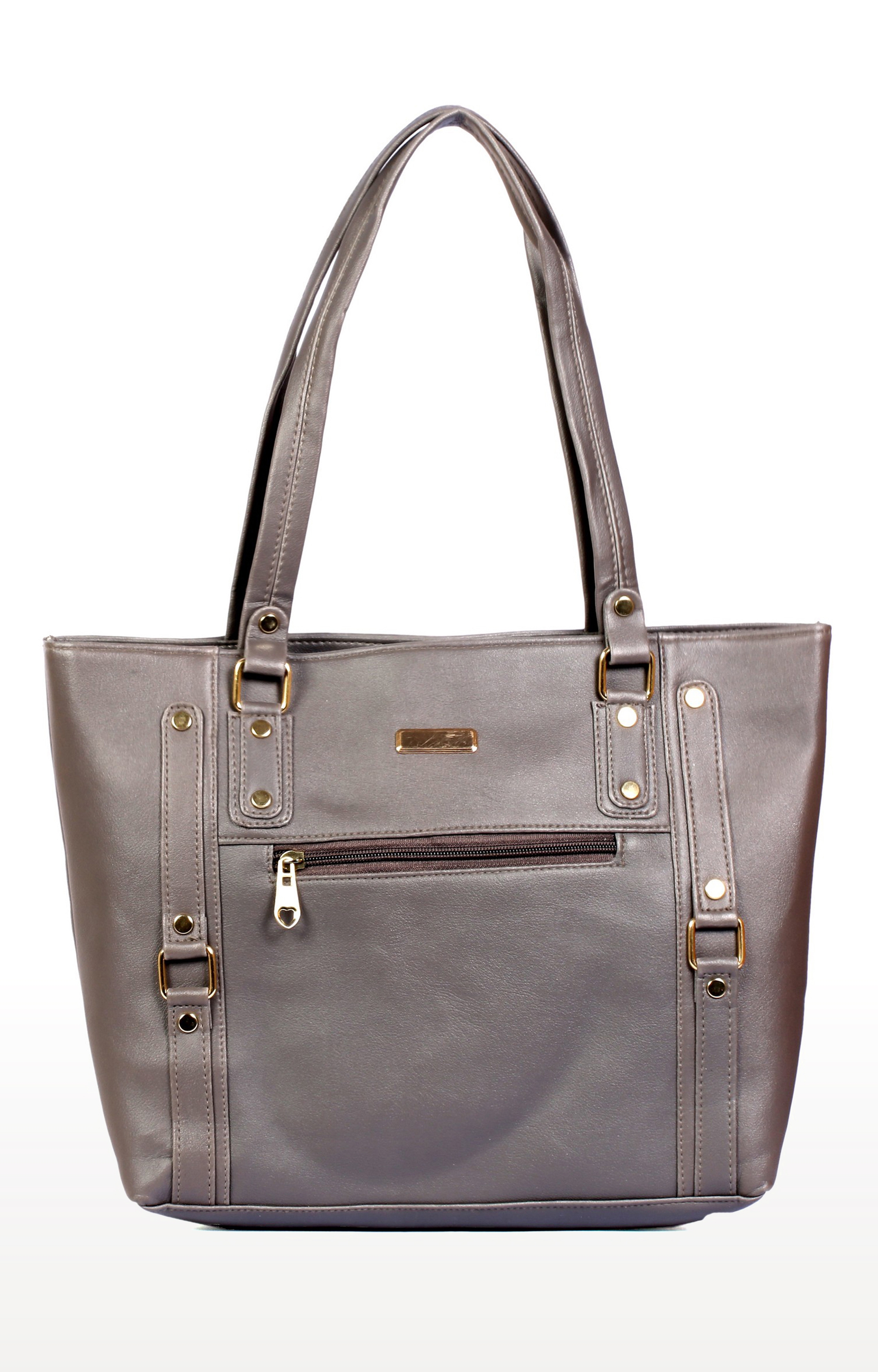 EMM | Lely's Voguish Fancy Gray Handbag For Women