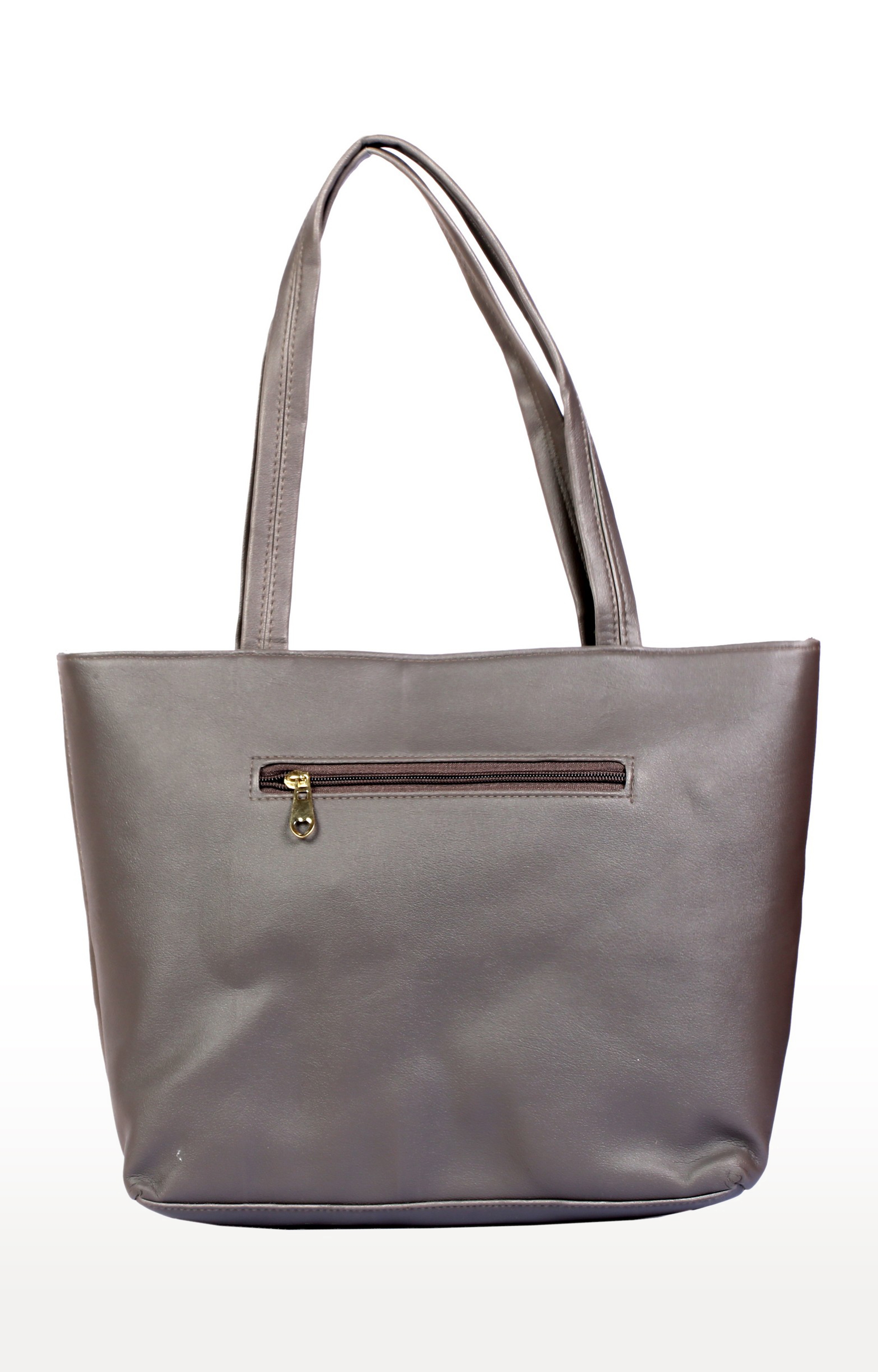 Lely's Voguish Fancy Gray Handbag For Women