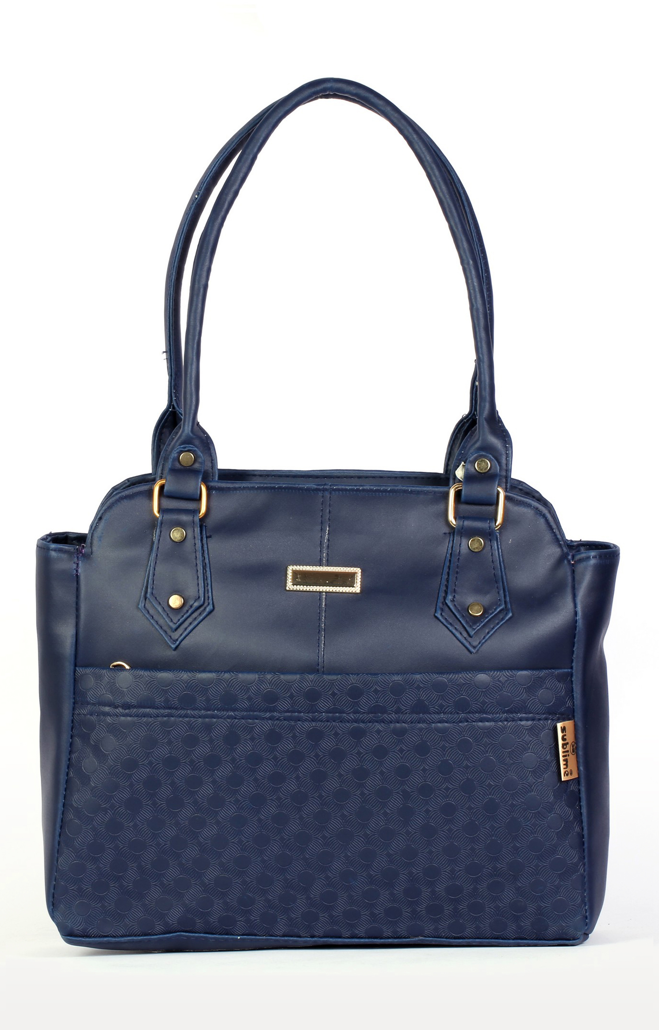 Lely's Women's Stylish Handbag For Office Use (Blue)