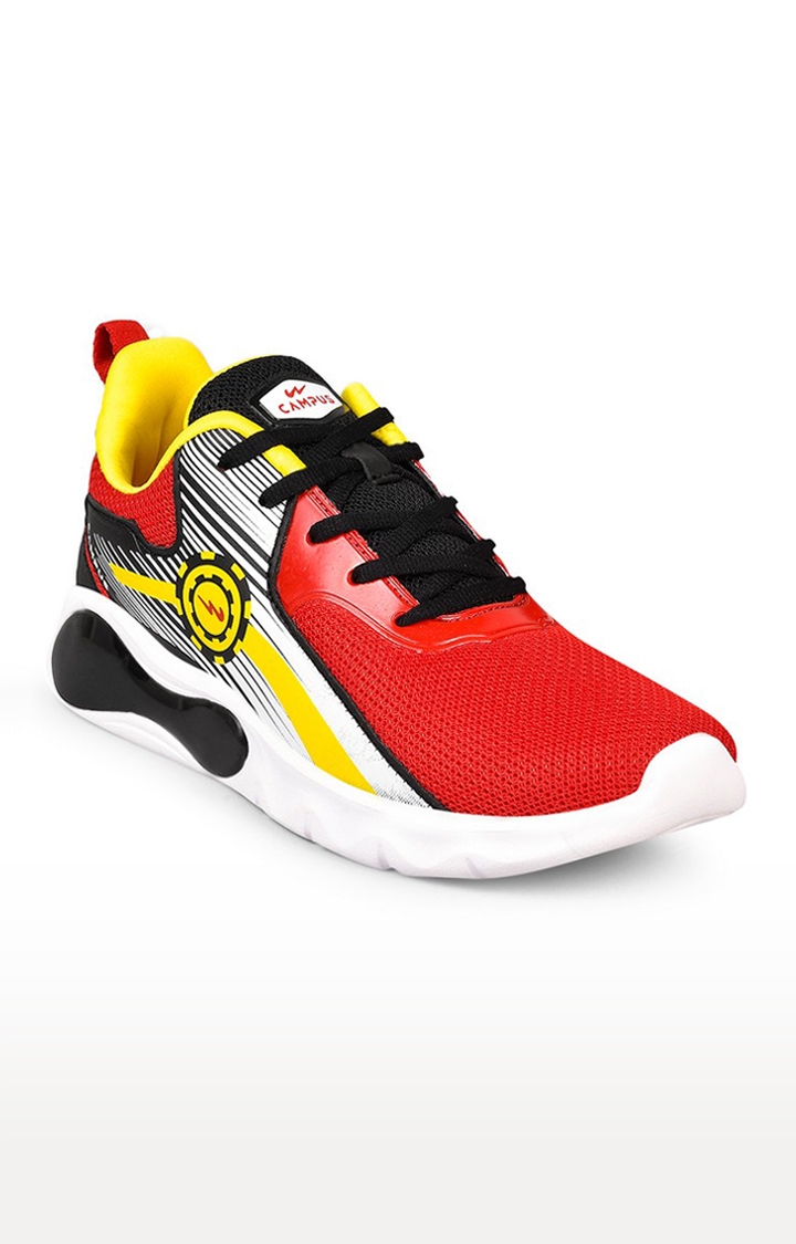 Red Unisex Mesh Running Shoes