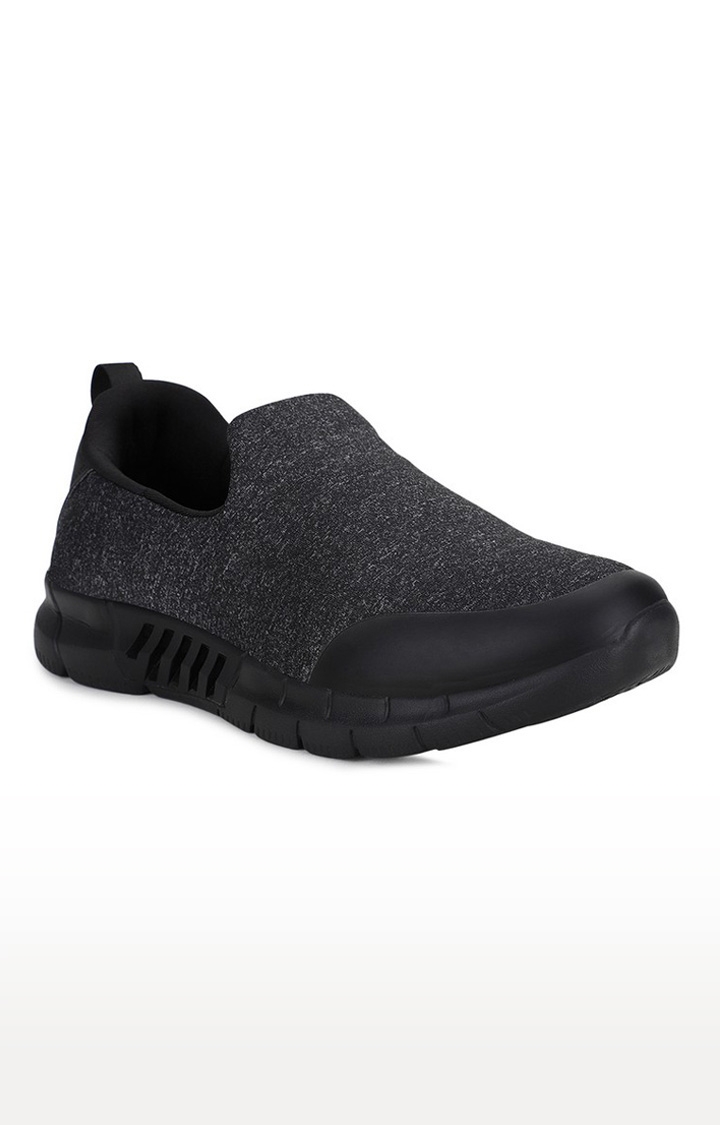 Campus Shoes | Black Casual Slip-ons