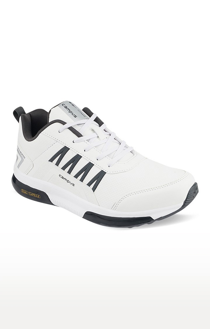 Campus Shoes | White Outdoor Sports Shoes