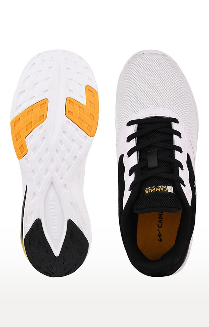 Campus Shoes | White And Black Outdoor Sport Shoe