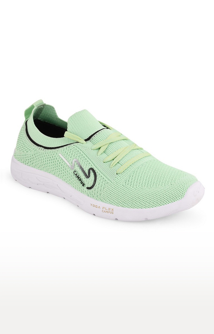 Campus Shoes | Light Green Indoor Sport Shoe