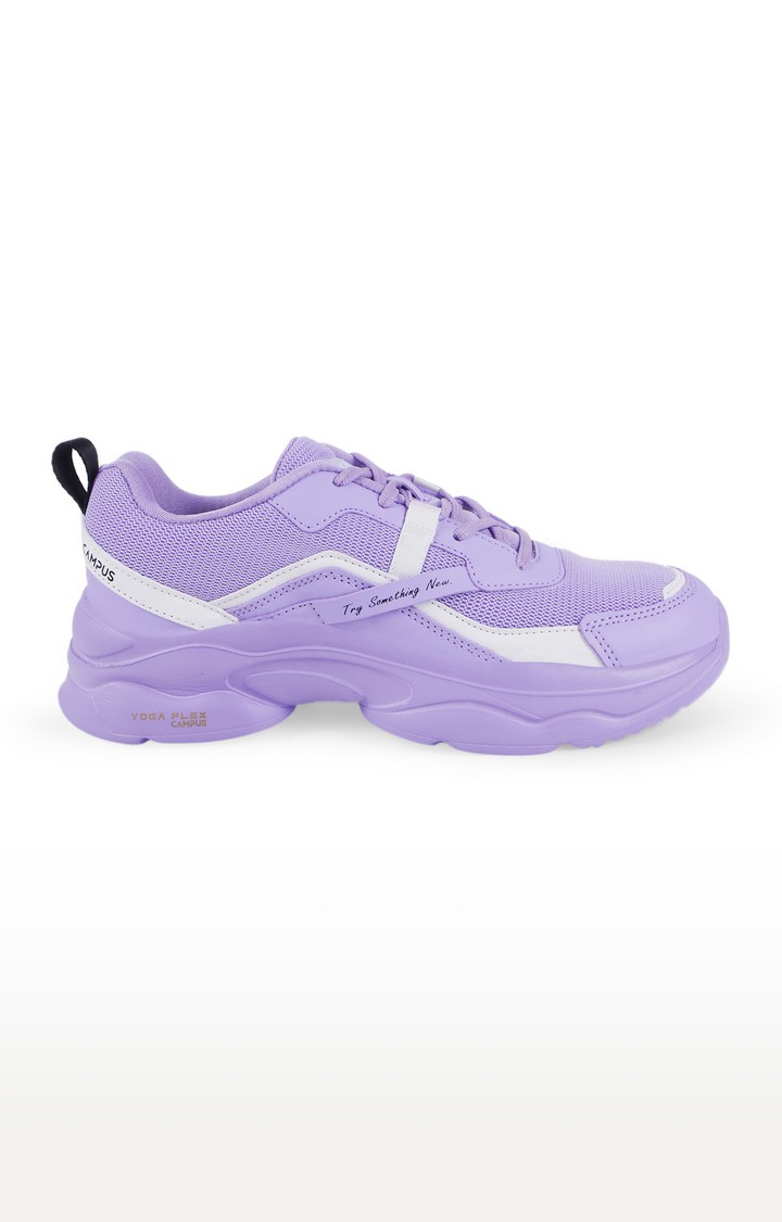 Women's Purple Mesh Running Shoes