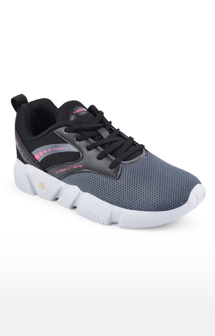 Campus Shoes | Grey And Black Outdoor Sport Shoe