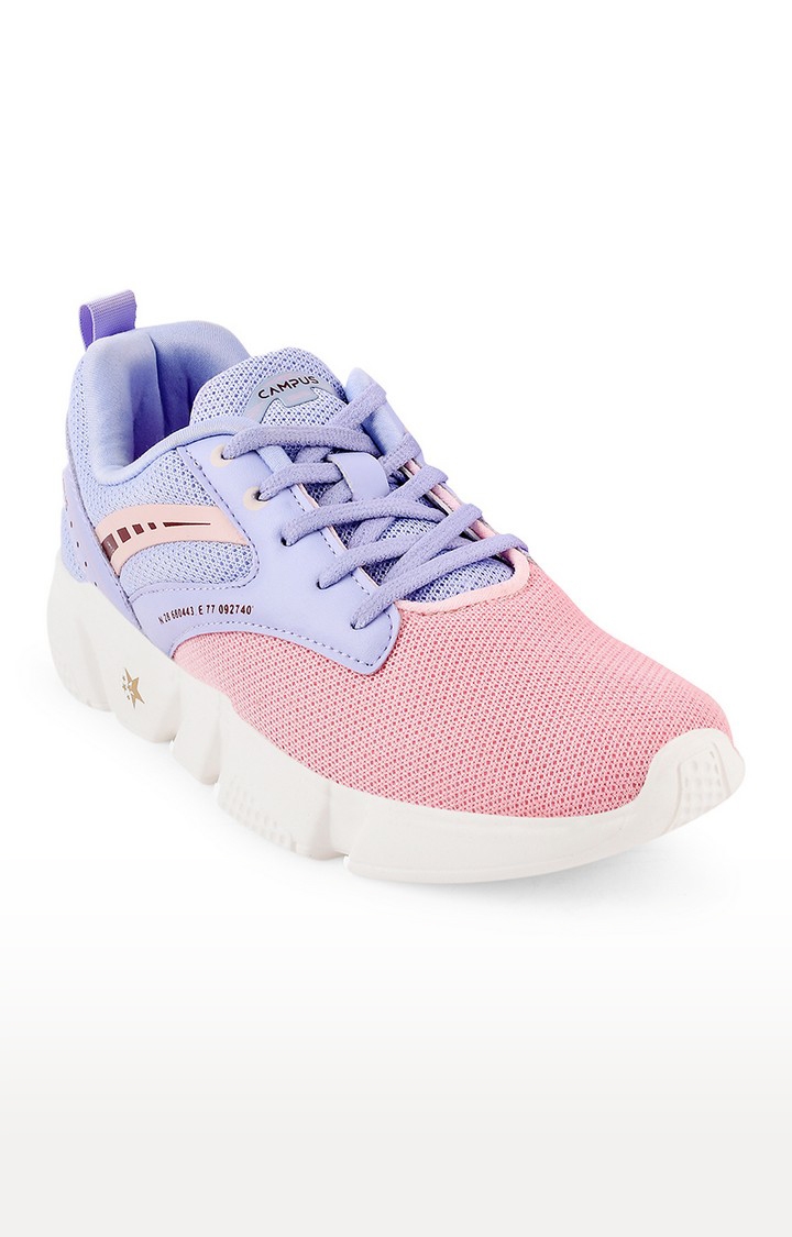Campus Shoes | Women's Pink Mesh Running Shoes