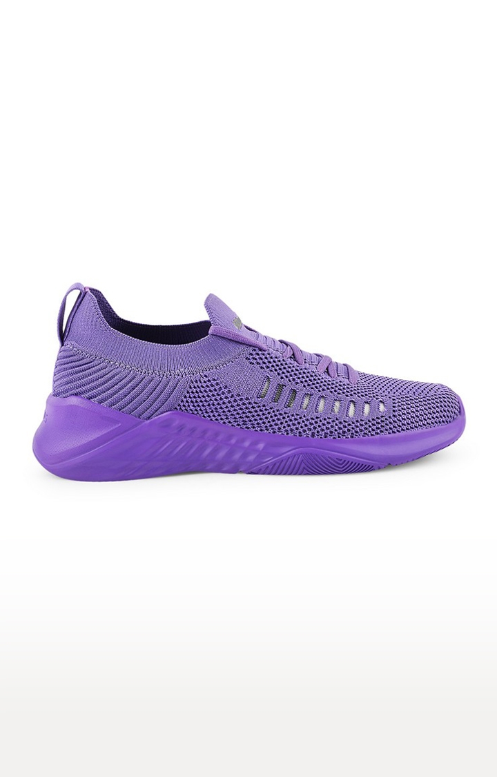 Women's Purple Mesh Running Shoes
