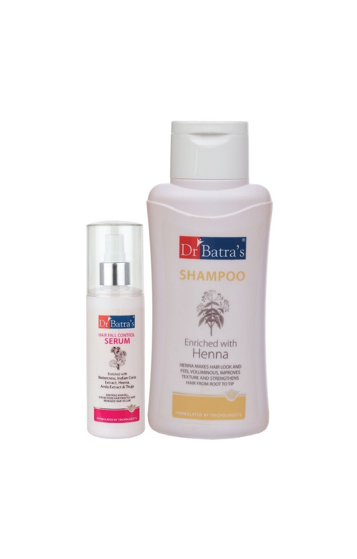 Dr Batra's | Dr Batra's Hair Fall Control Serum-125 ml and Normal Shampoo - 500 ml