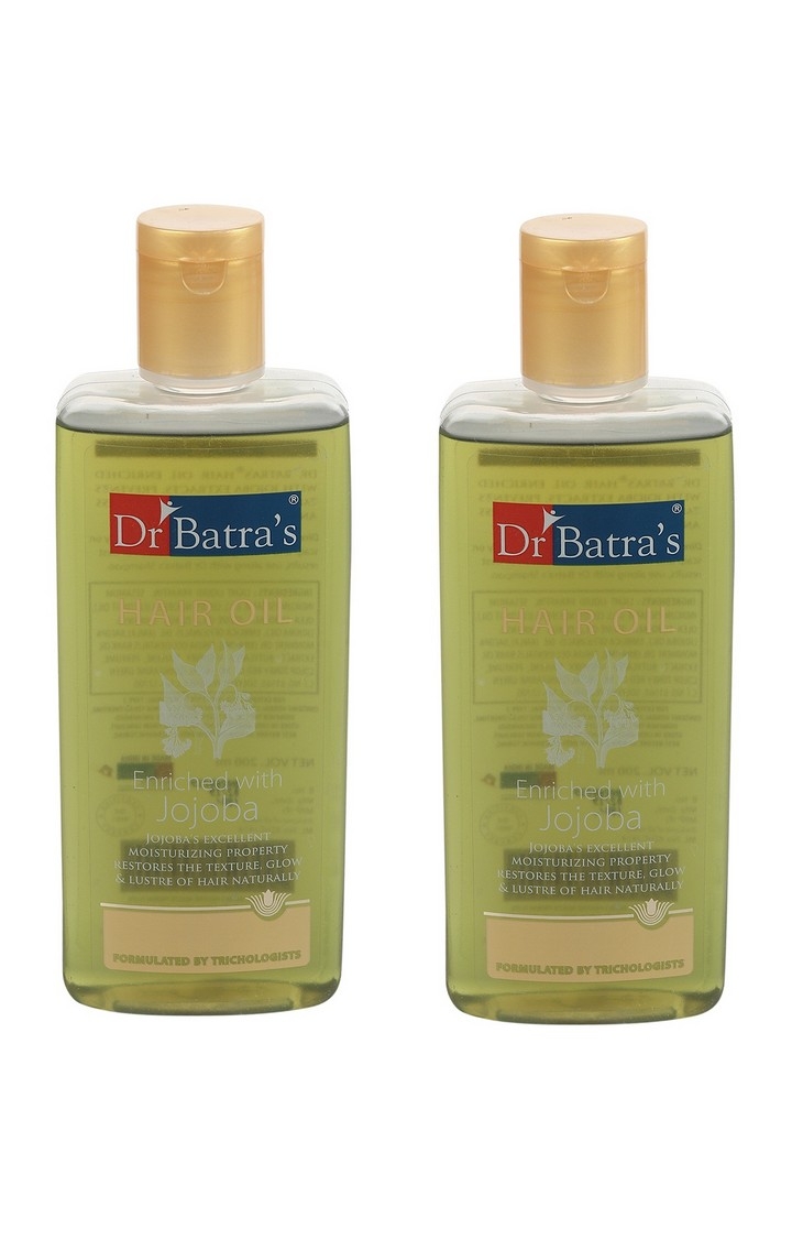 Dr Batra's | Dr Batra's Hair Oil Enriched With Jojoba - 200 ml (Pack of 2)