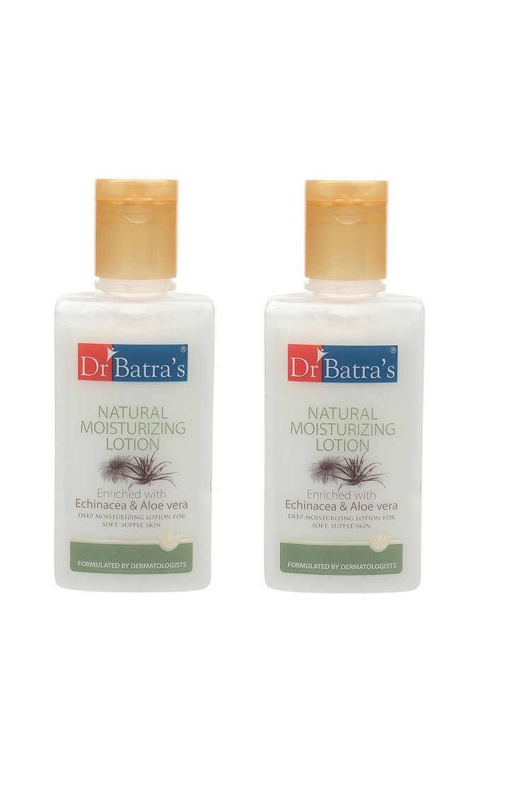 Dr Batra's | Dr Batra's Natural Moisturizing Lotion Enriched With Echinacea Aloe Vera - 100 ml (Pack of 2)