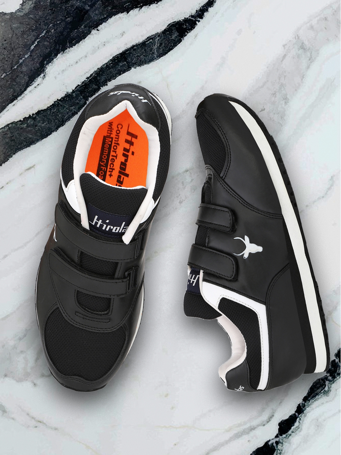 Hirolas | Hirolas Multi Sport Shock Absorbing Walking  Running Fitness Athletic Training Gym Fashion Sneaker Shoes - Black