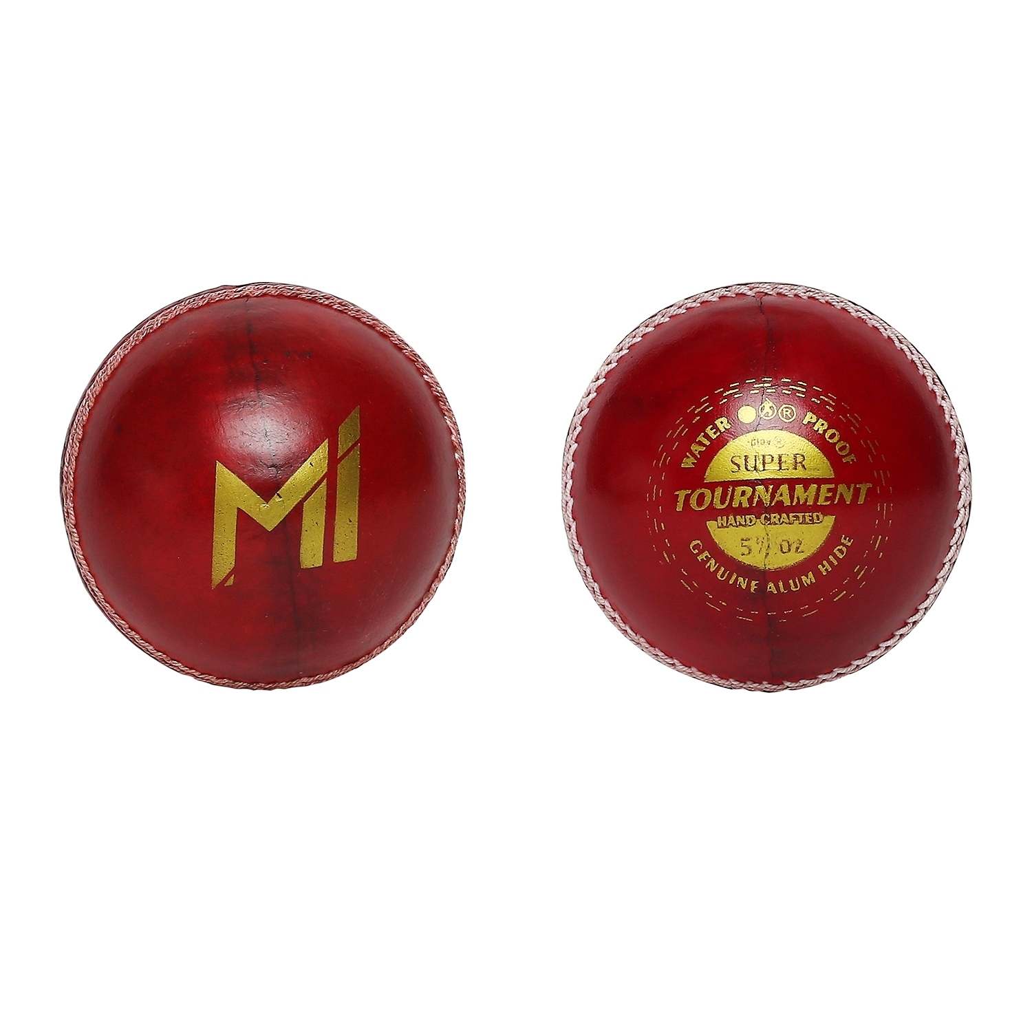 playR | MI: Super Tournament Leather Ball (Red) Pack of 2