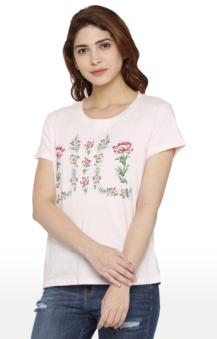 globus | Pink Floral T-Shirt