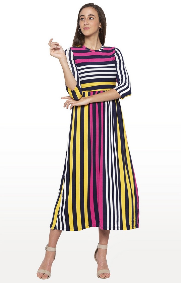 globus | Multi Striped Maxi Dress